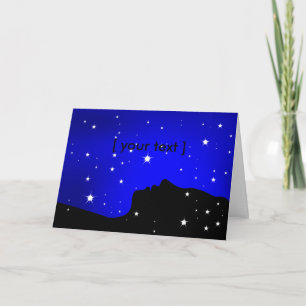 Tarjeta de bienvenida Starry Night Dreamer