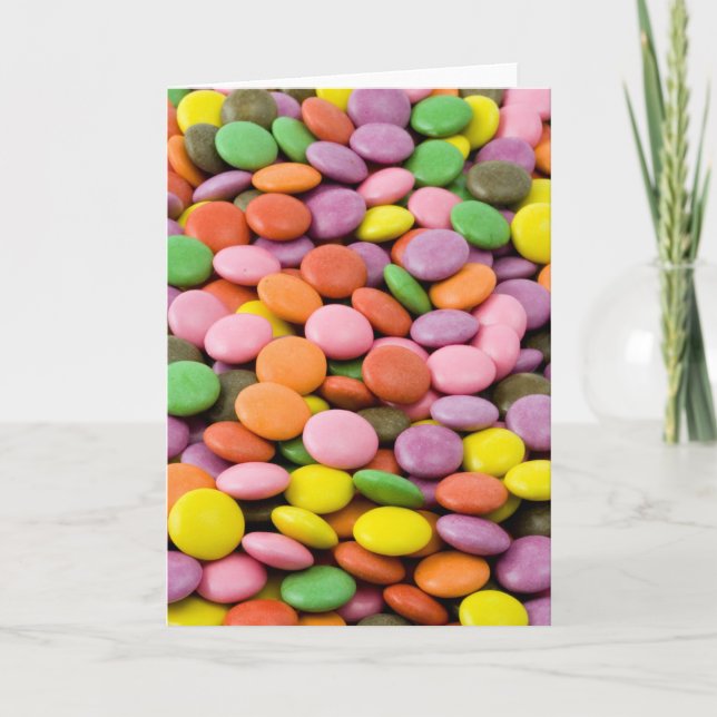 Tarjeta de bienvenida Sweet Bonbons (Anverso)