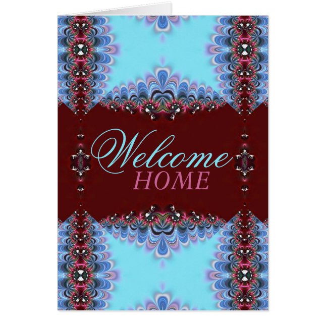 Tarjeta de bienvenida Sweet Country Lace (Frente)