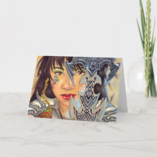 Tarjeta de bienvenida "Velvet And Steel"