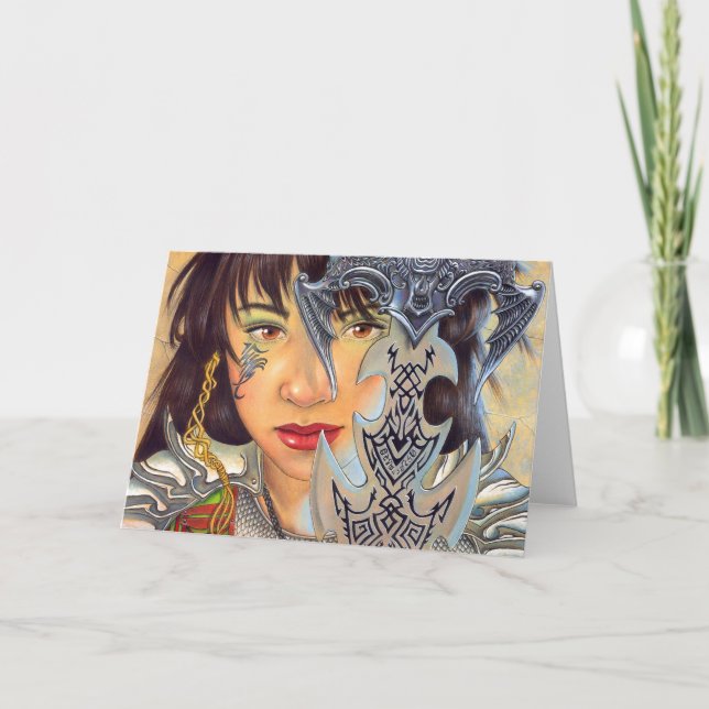 Tarjeta de bienvenida "Velvet And Steel" (Anverso)