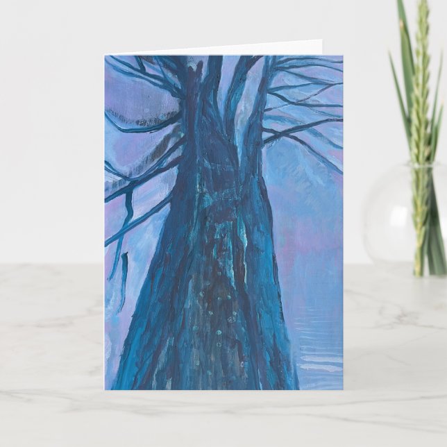 Tarjeta de bienvenida Wishing Tree (Anverso)