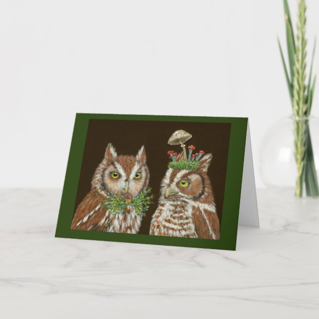 Tarjeta de bienvenida Woodland Romance (Anverso)