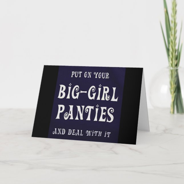 Tarjeta de Big Chica Panties (Anverso)