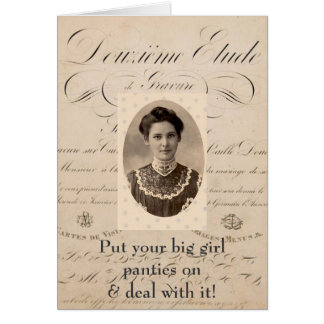 Tarjeta de Big Chica Panties