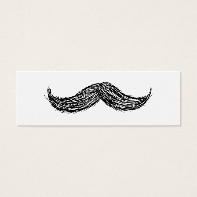 Tarjeta de bigote (Frente)