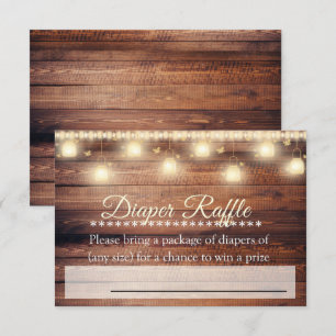 Tarjeta de billete para pañales neutros Baby Showe