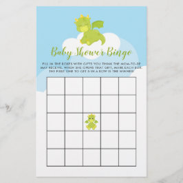 Tarjeta de Bingo Baby Shower de Budget Whimsical B