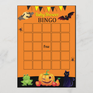 Tarjeta de Bingo de Halloween