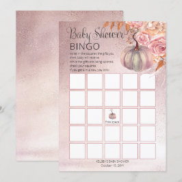 Tarjeta de Bingo de "Un pequeño calabacín está flo