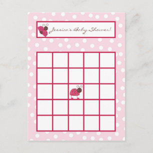 Tarjeta de Bingo Escrita Berry Garden Pink Lady Bu