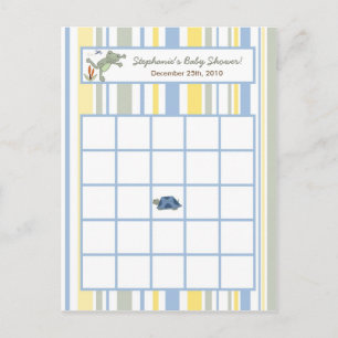 Tarjeta de Bingo Escrita Salto de Rana Tortuga Abe