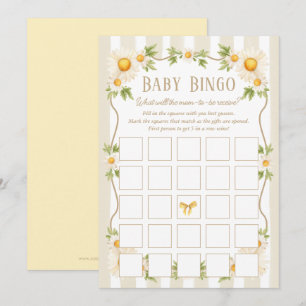 Tarjeta de Bingo Neutral para Baby Shower Little S