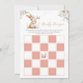 Tarjeta de Bingo para Baby Shower de Conejita Lind