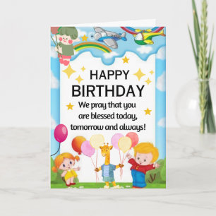 TARJETA DE BIRTHDAY WISH CHIDS