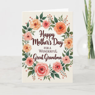 Tarjeta de Bisabuela Bendita