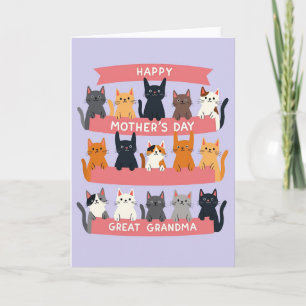 Tarjeta de Bisabuela Felina
