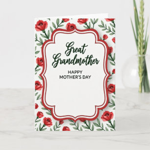 Tarjeta de Bisabuela Preciosa