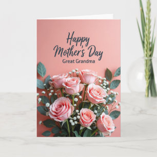 Tarjeta de Bisabuelas Florales