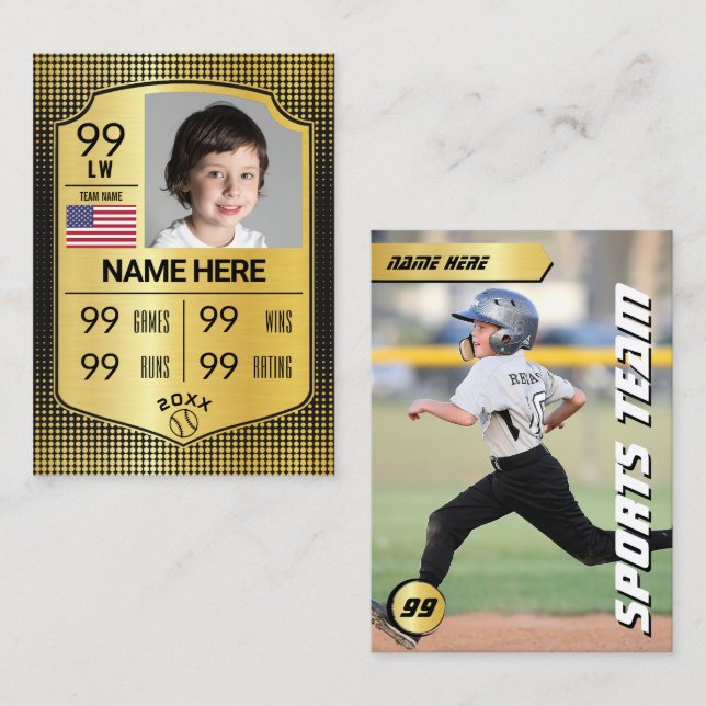 Tarjeta de Blinisbol con Blindaje Estatales Tarjet (Anverso / Reverso)