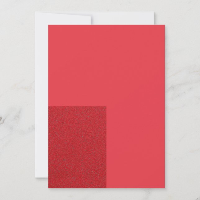 Tarjeta de Bloque de Fondo Rojo de Tomate – Person (Anverso)