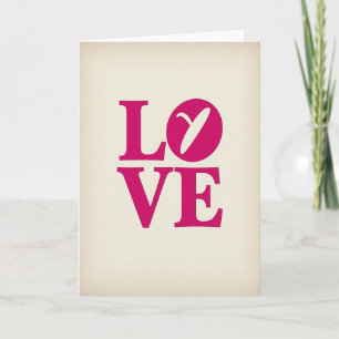 Tarjeta de bloqueo de amor romántico