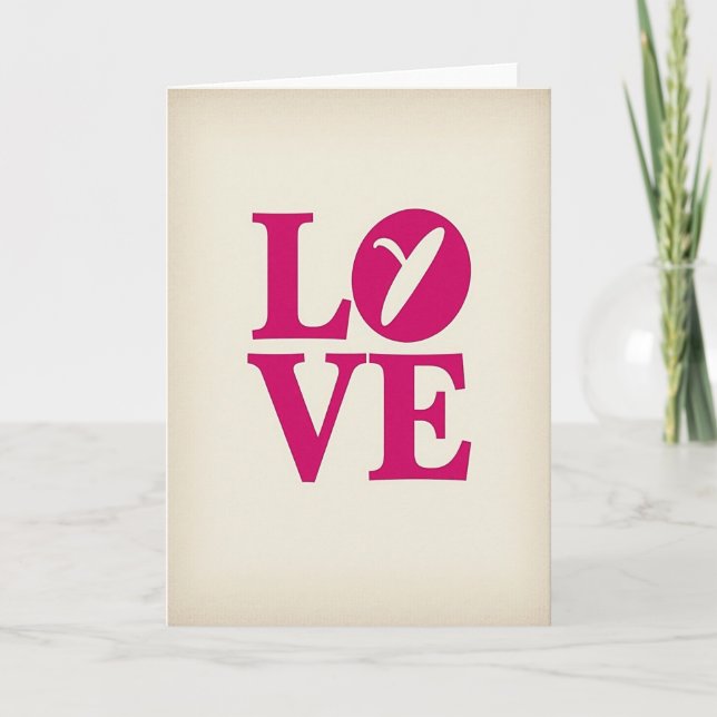 Tarjeta de bloqueo de amor romántico (Anverso)