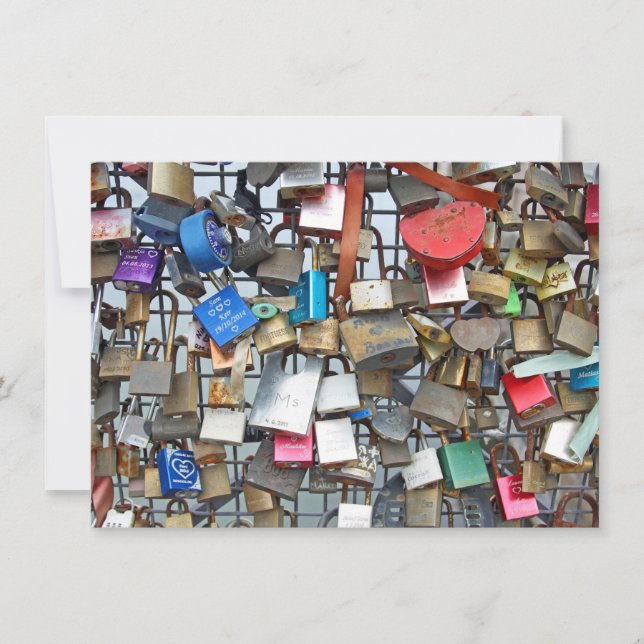 Tarjeta de bloqueos de amor (Anverso)