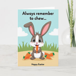 Tarjeta de Bocadillos Felices de Pascua