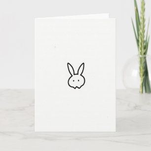 Tarjeta de Boceto de Animal Adorable