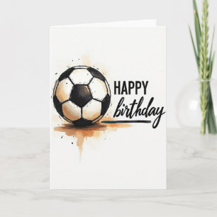 Tarjeta de boceto de pelota deportiva festiva