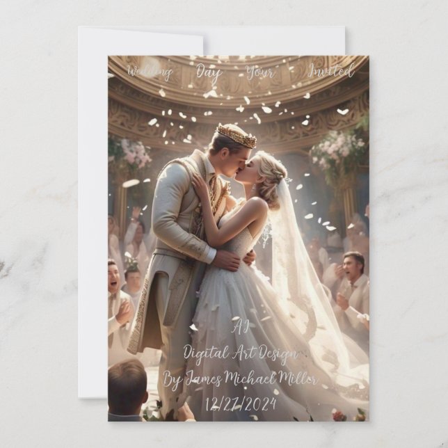 tarjeta de boda (Anverso)