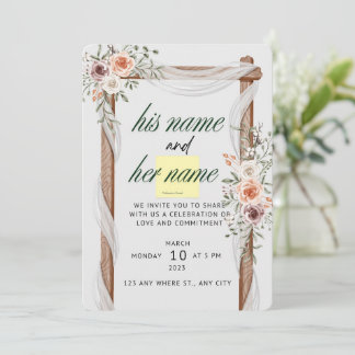 Tarjeta de boda