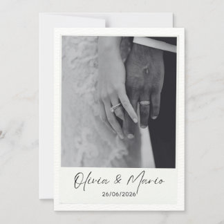 tarjeta de boda