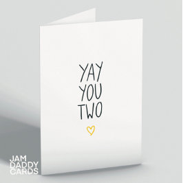 Tarjeta de boda/compromiso