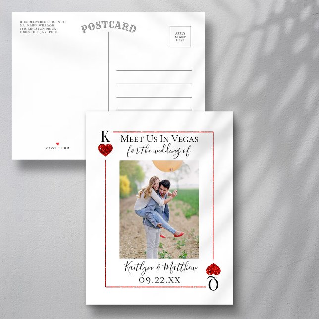 Tarjeta de boda con iniciales Foto Save The Date (Subido por el creador)