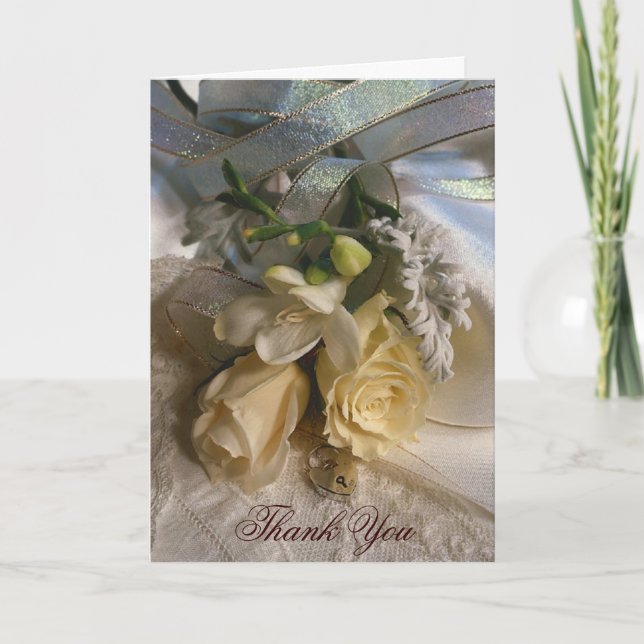 Tarjeta de Boda de agradecimiento (Anverso)