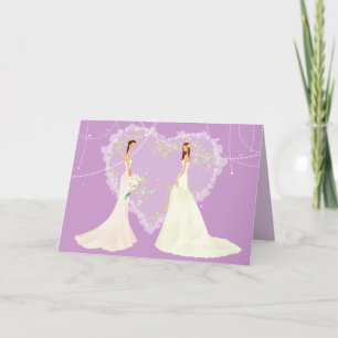 Tarjeta de boda de agradecimiento a la dama de hon