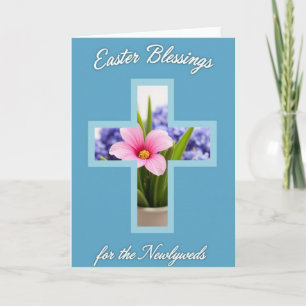Tarjeta de boda de bendiciones de Pascua