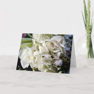 Tarjeta de Boda de Bouquet para novias