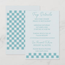 Tarjeta de boda de detalle