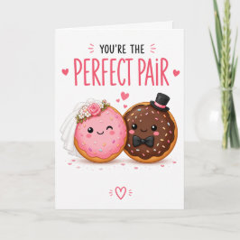 Tarjeta de Boda de Donut Divertida – Comida Adorab