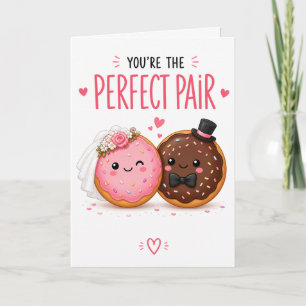 Tarjeta de Boda de Donut Divertida – Comida Adorab