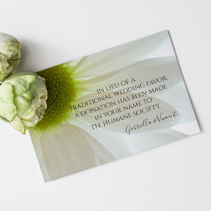 Tarjeta de Boda de Favor de la Caridad de los Peta