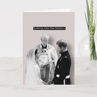 Tarjeta de boda de Harry y Meghan