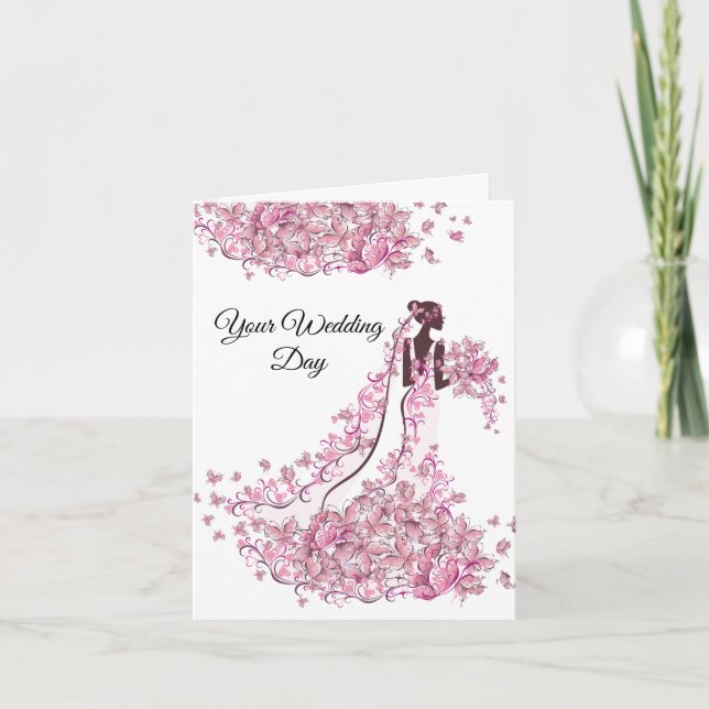 Tarjeta de Boda de novia (Anverso)
