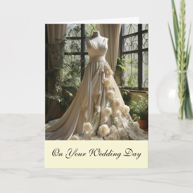 Tarjeta de Boda de novia (Anverso)