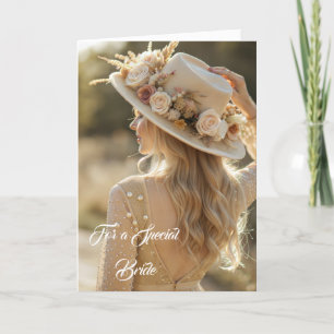 Tarjeta de Boda de novia