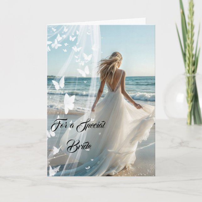 Tarjeta de Boda de novia (Anverso)
