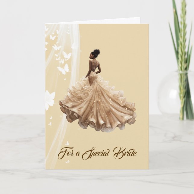 Tarjeta de Boda de novia (Anverso)